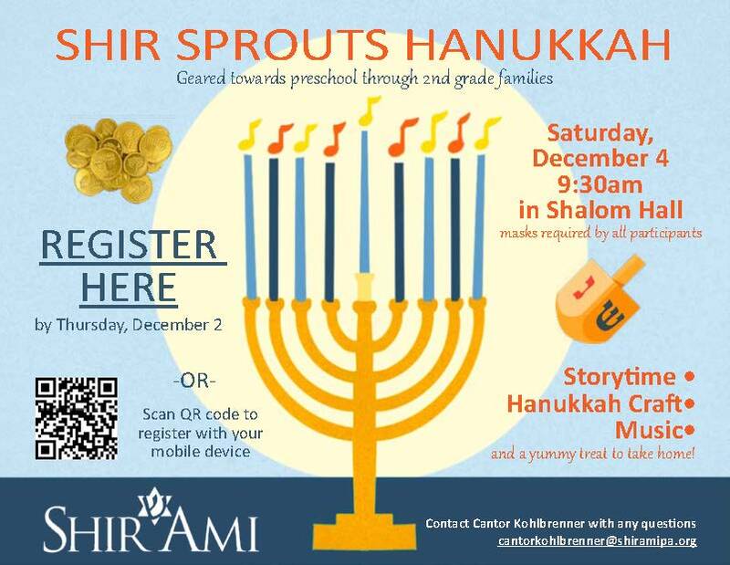 Banner Image for Shir Sprouts: Hanukkah